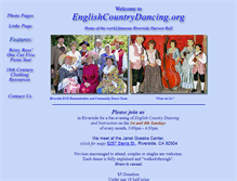 Tablet Screenshot of englishcountrydancing.org