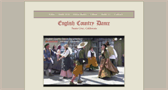 Desktop Screenshot of englishcountrydancing.net